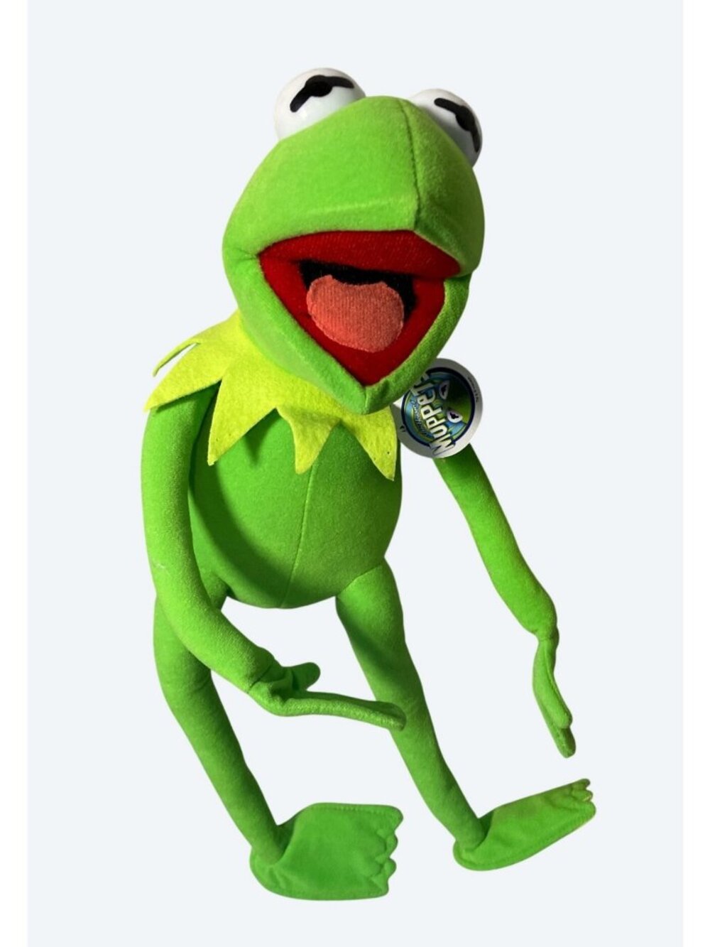 Jim Hensons Muppets Kermit The Frog Plush Doll 16" Synthetic Fibers - Picture 7 of 14